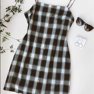Plaid Mini Dress